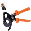 VEVOR Tagliacavi a Cricchetto Cesoia per Cavi Pinza Tagliacavi Lame in Acciaio Armonico Manici Rivestiti in PVC, Taglierina per Fili di Rame Alluminio Capacità max. 400 mm², Utensile per Elettricista