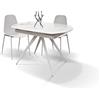 KONTE.DESIGN Tavolo LAVEZZI marmo statuario 140×90 - 200×90 cm