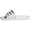 adidas Unisex - Bambini e ragazzi Adilette Aqua Slides Kids Slipper, Cloud White / Silver Met / Cloud White, 30.5 EU