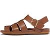 Fitflop Gracie Leather Fisherman Sandali | Cinghie piatte leggere, comoda ammortizzazione, supporto dell'arco plantare
