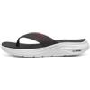 Skechers Sandalo da uomo in schiuma Vapor SaytoVAPOR SANDALO SCHIUMA, Nero Kpu Bordo Rosso, 42 EU