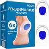 HIXO Cuscinetti per tallone in silicone da uomo (40-45) 6 pz Solette