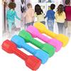 Generic Set di Manubri Giocattolo per Bambini da 10 Pezzi, Attrezzatura Fitness in Plastica Vibrante per Bambini, Perfetta per L'esercizio Fisico e il Gioco, Leggera e Colorata, 19x5,5 Cm