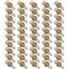 Generic 50 Pezzi di Perline di Tulipano da Pesca, Protezioni per Nodi in Gomma Resistente, Posizione Dell'esca, per la Pesca All'aperto, 17 Mm/0,7 Pollici