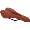 Keenso Sella per Bici Comodo Seggiolino per Bicicletta Cavo con Poliuretano TU Pelle Doppio Assorbimento degli Urti Imbottitura Spessa per Bici da Strada di Montagna Pendolari Uomini Donne (BROWN)