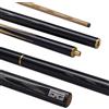 POWERGLIDE Exios, Stecca da Biliardo o Biliardo in Frassino, snodato a 3/4, Manico in Frassino, Testa impiombata a Mano, 510,3 g, Dimensioni 144,8 cm, Punta 9,5 mm, Nero