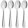 Grunwerg Windsor Carded Set di 4 cucchiai da caffè espresso, acciaio inossidabile 18/0