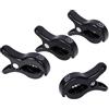 Dreambaby StrollerBuddy Stroller Clips - Universal Pram & Stroller Clips for Blankets and Muslin Covers - Secure Baby Cover Holders - Black - 4 Pack