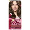 Garnier Color Sensation Coloration, Castano Chiaro 5.0, Colorazione Crema Permanente, Tutti i Tipi di Capelli, Colore fino a 10 Settimane & Copre i Capelli Bianchi 100%