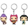 Funko Pop! Keychains: Netflix - KPOP Demon Hunters - Rumi, Mira & Zoey 3 Pack- Mini Figura in Vinile da Collezione Novità Portachiavi - Riempitivi per Calze - Idea Regalo - Movies Fans