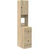 Generico Mobile da Cucina Beige 35 x 50 x 180 cm Legno Multistrato,Mobili,Armadietti e portaoggetti,Pensili da cucina-871372