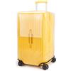 Klmsscxy Copertura per valigie da viaggio, in PVC, impermeabile, per ruote, Trasparente, 81,28 cm, Semplice