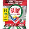 Fairy Platinum Plus Pastiglie Lavastoviglie Limone, 180 Capsule.