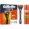Gillette Fusion 5 Rasoio Barba Manuale, 1 Lametta, Gel, Multicolore