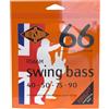 Rotosound Corde per basso elettrico SWING 66 STAINLESS SETS 4 corde RS66M MEDIUM SCALE Stainless MEDIUM SCALE 40-90