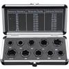 YWHWLX Set di 10 pz/set di estrattori di bulloni e dadi con viti da 9-19 mm per la rimozione di dadi e dadi per la rimozione di bulloni, dadi e viti danneggiati, morti, arrugginiti, arrotondati