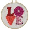 Trimits Punch Needle Hoop Kit, Love, 20,3 cm