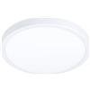 EGLO connect.z Smart Home Led lampada da soffitto per bagno Fueva-Z | alluminio bianco, Ø 28,5 cm, ZigBee, app e controllo vocale, colore della luce regolabile, dimmerabile, IP44