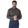 Wrangler Flammhemmendes Twill-pattentasche Langarm Arbeitshemd Fr Flame Resistant Manica Lunga Due Tasche Camicia da Lavoro, Grigio, L