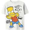 NAME IT Nkmjuda Simpsons Nreg SS Top Box Bfu, Ballerino di Nuvola, 134 cm-140 cm Bambini e Ragazzi
