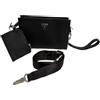 GUESS Borsa tracolla uomo Milano crossbody top zip nero UBS26GU13 HMMISAP6157 Dimensioni borsa: PICCOLA