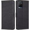 RankOne Cover per vivo Y21 4G / vivo Y21s / vivo Y33s 4G (6.51 Inches), Custodia Flip Pelle Portafoglio, Magnetica Libro Bumper Cover Case - Nero