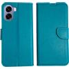 KEJI Cover a Libro in Pelle per OPPO A6X/A6k/A6T 4G (azzurro) | Chiusura Magnetica, Portafoglio, Flip Case, Stand Integrato, OPPO A6X/A6k/A6T