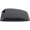 VBESTLIFE Presa d'Aria per Cofano Auto, Copertura per Presa d'Aria per Cofano in Fibra di Carbonio con 'Aria Funzionale, Scoop per Griglia in Plastica ABS, Decorativo Autoadesivo Universale per