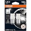 OSRAM LEDriving® SL, ≜ P21/5W, bianco 6000K, lampade di segnalazione a LED, solo fuoristrada, non omologati ECE, doppio blister