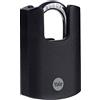 Yale Lucchetto in ottone di alta sicurezza con arco protetto Y121B/40/125/1 corpo 40mm, arco protetto in acciaio indurito al Boro, 3 chiavi
