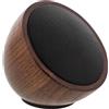 InLine woodwoom - Lautsprecher - tragbar - kabellos - Bluetooth - 3 Watt - Nußbaum (55380H)