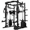 PH Fitness Power Rack con Smith machine, Cable Crossover e leg press - braccia jammer incluse, stazione di allenamento completa per palestra domestica e studio
