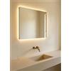 VIDI HOME Talis 80×60 cm Specchio da Bagno LED Anticondensa - Specchiera Retroilluminata con 3 Temperature di Luce per Bagno Moderno e Casa