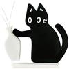 Generico Porta Baffi Di Gatto, Magnete Vaso Baffi Di Gatto, Carinos Contenitore Baffis Gattos Porta Vasi Magnetici Per Frigorifero, Mini Calamite Frigorifero Baffis Gattos Ricordo Commemorativo Decor