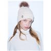 LIU JO SPA 2F6008 BEANIE TRECCE PON PON LIU-JO, BURRO