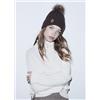 LIU JO SPA 2F6008 BEANIE TRECCE PON PON LIU-JO, NERO