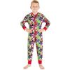 Marvel Pigiama Intero Bambino - Pigiamone in Pile Caldo 3-10 Anni - Pigiami Interi Bambini Spiderman Idea Regalo (Multi Avengers, 3-4 Anni)