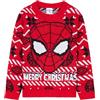 Marvel Spiderman Felpa Bambino, Maglione Natalizio Bambini - Regalo per Bambini e Ragazzi