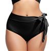 WUDEUI Biancheria Intima da Donna per il Periodo, Costumi da Bagno per Donne, Bikini a Vita Alta a 4 Strati Impermeabili con Bretelle Laterali Regolabili, Costumi da Bagno per Ragazze e Adolescenti