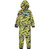 Get Trend Fortnite Tuta Intera Bambino Adolescenti 7-16 Anni, Pile Pigiami Interi Bambini con Cappuccio, Regalo Ragazzo(15-16 Anni, Mimetico Giallo Fortnite)