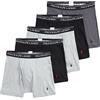 Polo Ralph Lauren Boxer Classic Fit - Confezione da 5 (Grigio Assortito), Grigio Assortito., XX-Large