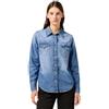 Wrangler - Camicia Donna - vestibilità Regular - Heritage Shirt - Nero