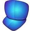 Saucer Lenti di ricambio premium per occhiali da sole Oakley Holbrook XXL OO9487, Blu Glacier Polarizzato, Taglia unica