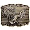 Fachoice Fibbia per cintura con aquila bandiera americana per uomo, fibbia da cintura, aquila volante, bandiera americana, falco volante, gioielli patriottici