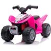 Colibrì - Quad Elettrico Honda TRX 250X Rosa Bambini 3+ Anni Batteria Litio 6V Motore 30W Luci e Suoni Pedale per Marcia Design Realistico Giocattolo Licenza Honda Supporto Fino a 25kg Aree Esterne