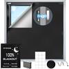 grestar Tenda Oscurante Magnetica 100 x 148 cm,Tende Oscuranti per Finestre Forma Senza Forare,100% Oscurante Isolanti Tessuto Tende Oscuranti per Camera da Letto, Nursery, RV