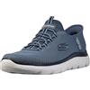 Skechers Uomo Slip-Ins Summits Scarpe da Ginnastica di Alta Gamma, Black/Black