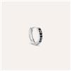 Stroili Mono Orecchino A Cerchio L'homme Diamant Oro Bianco Diamante