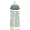 Suavinex, biberon 360 ml, con tettarella simmetrica SX Pro in silicone, con valvola anticoliche, a flusso denso (L), per liquidi densi, adatto per pappe liquide. Neonati +6 mesi. Wonder verde