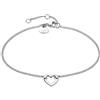 Tamaris Bracciale TJ-0465-B-21 argento, 21 cm, Acciaio inossidabile, Nessuna pietra preziosa